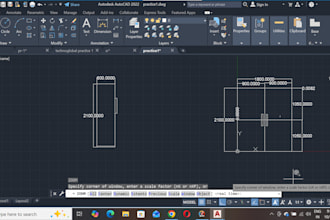 create 2d autocad floor plans and furniture drawings
