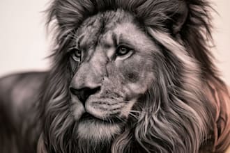 create realistic animal illustration