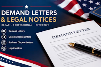 draft professional demand letters and legal notices