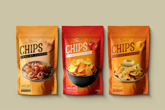 do pouch design, label design, pouch packaging and packaging design