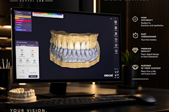 design dental crowns,bridges and implants as exocad expert