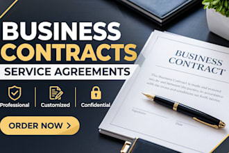 draft business contracts, service agreements and legal agreements