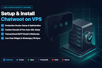 install and configure chatwoot on your linux vps