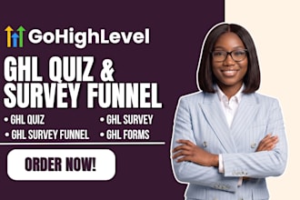ghl quiz funnel gohighlevel survey funnel gohighlevel quiz ghl automation