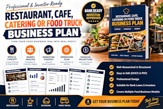 write a bank ready restaurant cafe catering or food truck business plan