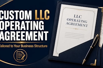 draft a custom llc operating agreement for your US business