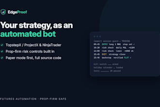 turn your trading strategy into an automated futures bot