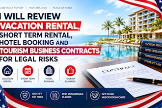 review vacation rental short term rental hotel booking tourism business contract