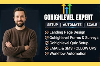 setup gohighlevel quiz gohighlevel forms ghl survey ghl automation ghl funnel