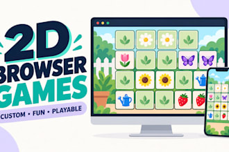 create a simple 2d HTML5 browser game