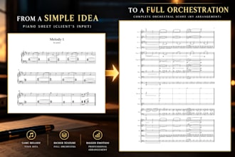 arrange and orchestrate your music professionally