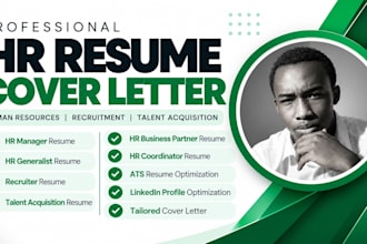 write an ats optimized HR resume for HR manager, recruiter and hrbp