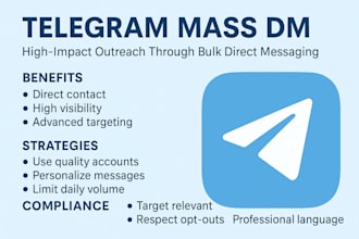 telegram mass dms, bulk message, sms campaign
