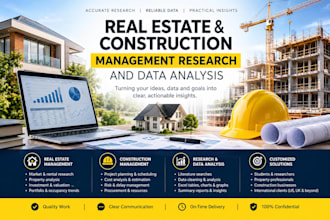 provide real estate and construction research and data analysis