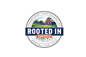 design agriculture farm lawn care landscape irrigation garden logo