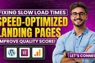 build fast loading landing page to boost ad quality score
