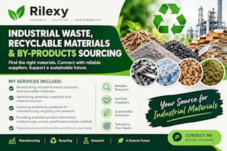 source and recycle industrial waste