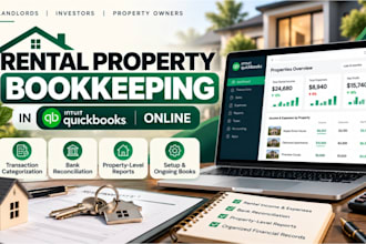 do rental property bookkeeping in quickbooks online