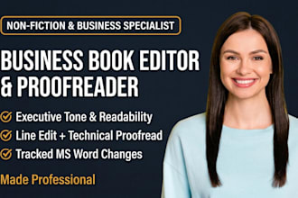 edit and proofread your business, leadership and finance book for kdp publishing