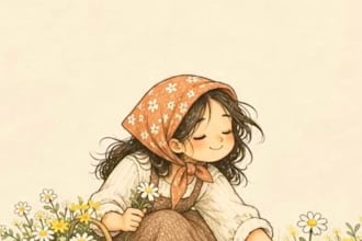 children story book illustration children story book