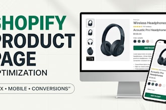 optimize shopify product pages for user experience fix conversions rate issues