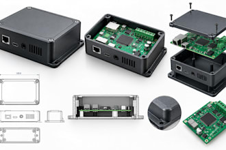 create mechanical cad designs for electronic enclosures and pcb assemblies