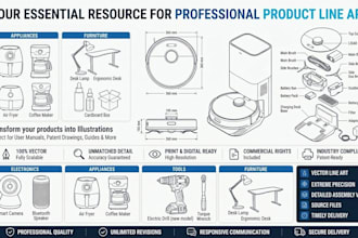 create step by step product instruction, assembly manual, illustrated user guide