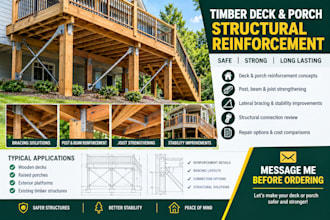 design structural reinforcement solutions for timber decks and porches