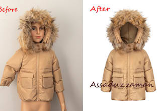 do ghost mannequin and neck joint for jackets and apparel