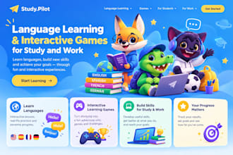 create an interactive language learning platform