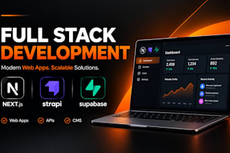 develop full stack apps using nextjs strapi supabase
