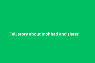 tell story about mohbad and sister