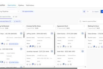 build gohighlevel automations, CRM workflows, and SMS email follow up