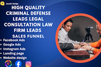 generate criminal defense and legal consultation leads for law firms