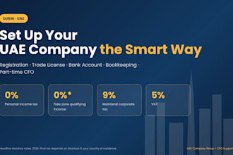 set up your uae company in dubai and manage its finances with cfo support