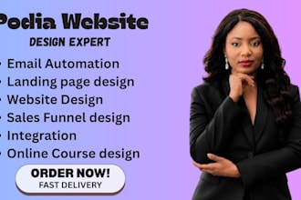 build a podia website online course