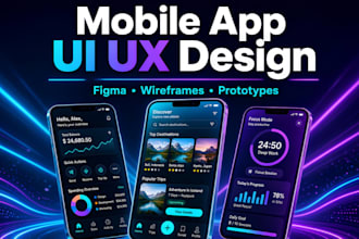 mvp mobile app UI UX design in figma for startups