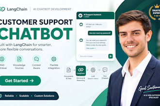 build langchain website chatbot openai chatbot ai assistant customer support