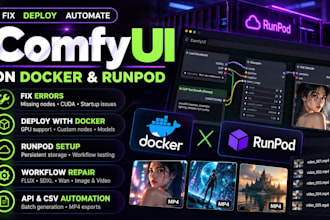 fix deploy comfyui on runpod serverless api cloud gpu docker csv input gpu