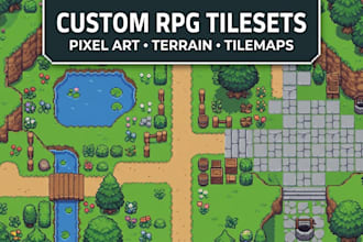 create pixel art rpg maker tilesets tilemaps terrain transitions 2d game assets