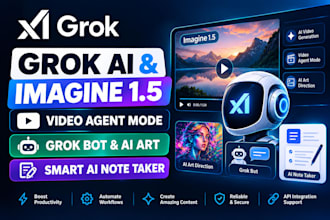 grok imagine1 5 video agent mode grok bot grok ai art direction ai note taker