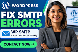 fix wordpress smtp errors wordpress smtp mail contact form email delivery