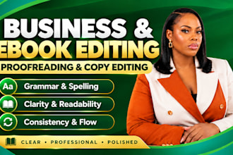 professional edit and proofread your business and entrepreneurship ebook