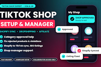 setup tik tok shop, tiktok shop manager, tiktok shop dropshipping
