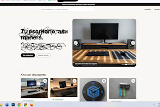 design a modern e commerce website or landing page for your business