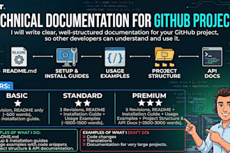 create documentation for your project