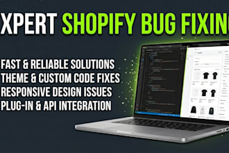 fix urgent shopify bugs, liquid code errors, layout tweaks