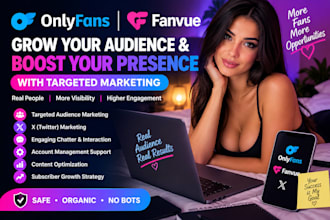 onlyfan sfw promote fanvne targeted audience twitter x marketing audience growth