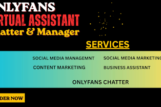 expert only fans chatter and virtual assistant personal onlyfans manager