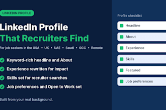 optimize your linkedin profile for recruiters in the US, UK and gcc